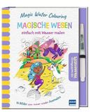 Magic Water Colouring Magische Wesen: Magisches Wassermalbuch für Kinder ab 4 Jahren, 16 wiederverwendbare Wassermalbilder + Wassertankstift, kreativer Malspaß ohne Kleckern