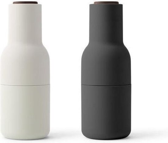 Menu Menu-Bottle grinder Peper-en zoutmolen ash/carbon walnoot