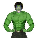 Widmann Finidi Gespierd shirt groen Hulk spierballen