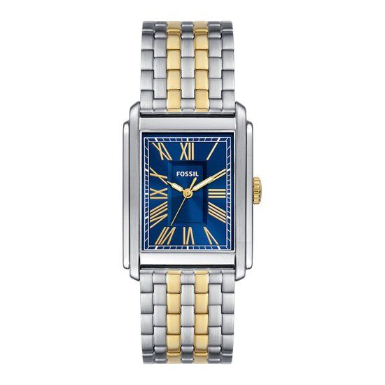 Fossil CARRAWAY FS6010 Heren Horloge 30 mm - Zilverkleurig