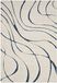 Safavieh Florida Shag Collection, hoogpolig, crème en blauw, 68 x 122 cm