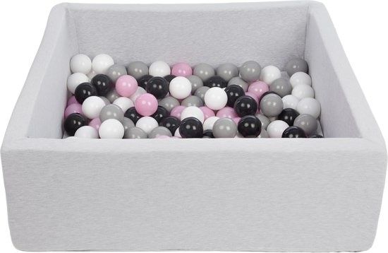 Viking Choice Ballenbak - 90x90 cm - 150 ballen - Grijs