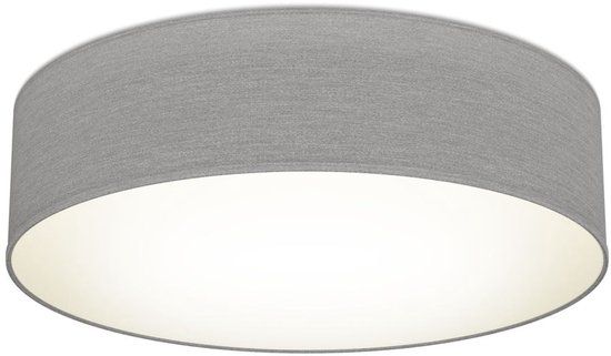 B.K.Licht - Plafondlamp - decoratieve lamp - taupe / beige - Ø38cm - 2x E27