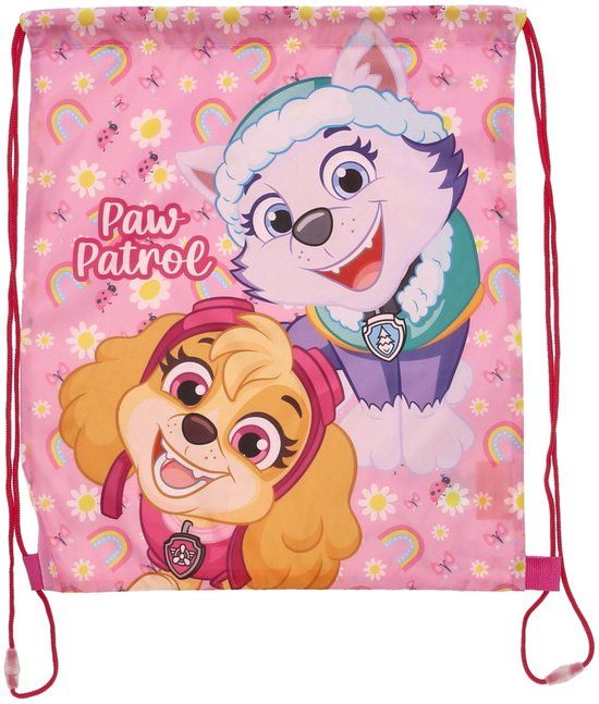 4KidsOnly Paw Patrol Gymtas - Zwemtas - 40 cm - Roze - Voor Kinderen