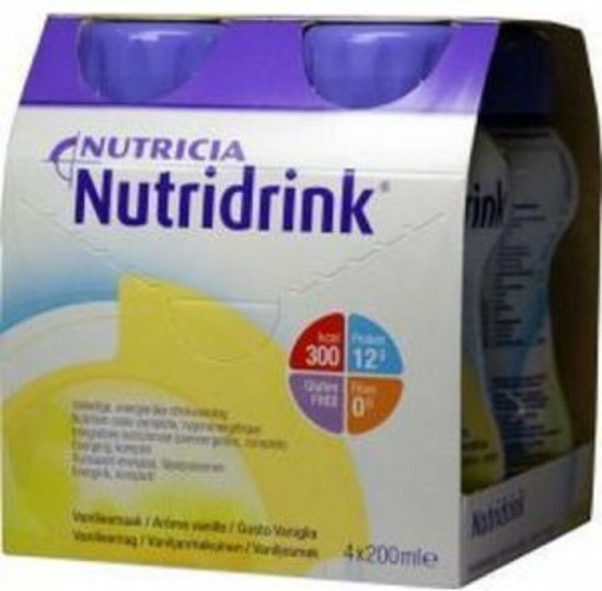 Nutridrink Vanille 4x200ml