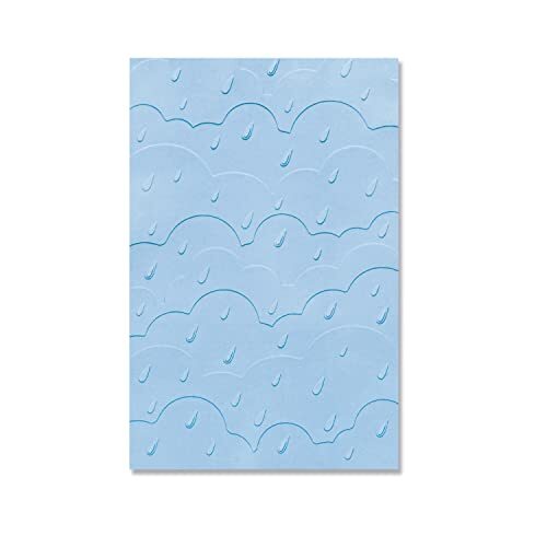 Sizzix Multi-Level Textured Impressions Embossing Folder Rain Clouds door Olivia Rose | 666037 | Hoofdstuk 4 2022