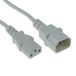 ACT Cordon d'alimentation C13 - C14 Blanc 0,6 m