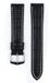 Hirsch Horlogeband - Modena Zwart - Leer - 19 mm