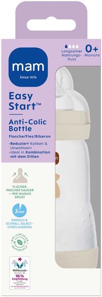 MAM Easy Start Anti-Colic Babyfles - 260 ml - Créme