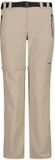 CMP Dames wandelbroek Beige Polyester 4XL