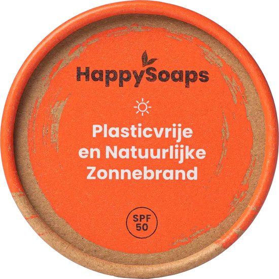 HappySoaps Minerale Zonnebrand SPF 50 Soothing Citrus - 50gr