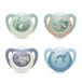 NUK First Choice Tétines Jour & Nuit | 18-36 mois | Sucettes orthodontiques phosphorescentes | Apaise 99% des bébés | Assorti | Lot de 4