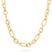 Tamaris Chunky Glieder Halskettingen voor dames van roestvrij staal, waterdicht, goud