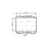 Valeo Radiateur 730436 | Compatibel met: MAZDA 323 III, 323 III Hatchback