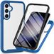 Selected by GSMpunt.nl Samsung Galaxy A55 Hoesje met Ingebouwde Screenprotector Blauw