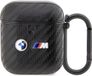BMW M-Line Carbon Coque - Apple Airpods 1 & 2 - Noir