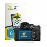BROTECT - Screenprotector voor Sony Alpha 7R VI - Folie Beschermfolie transparant 6 Stuks