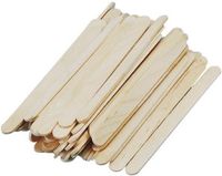 Merkloos Rayher Hobby Ijsstokjes Knutselhoutjes - 600 stuks - Hout - Beige - 5.5 x 0.6 cm