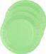 Santex Feest gebaksbordjes - mintgroen - 10x - karton - 17 cm - rond
