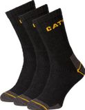 Caterpillar CAT Werksokken - Zwart met grijs - Maat 41/45