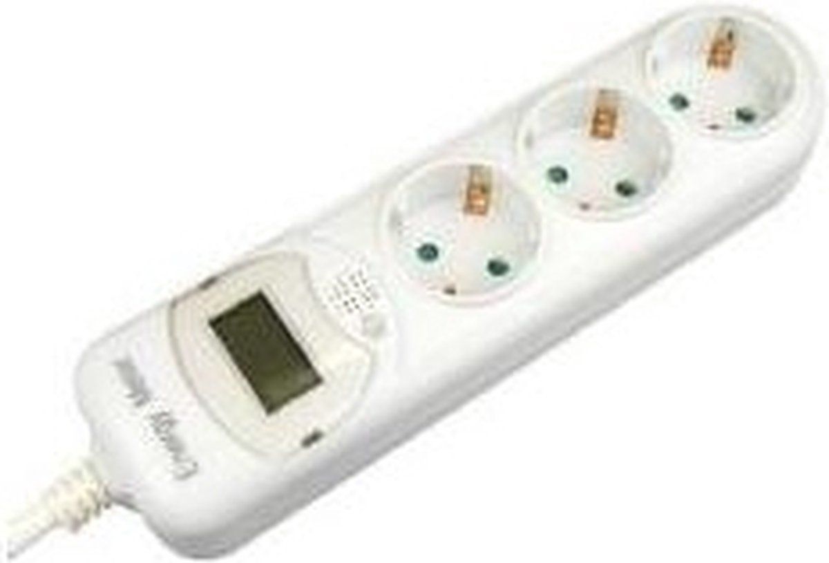 VB 41172 Tafelcontactdoos 3-Voudig 1,5M + Energiemeter