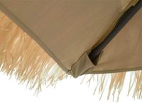 vidaXL Parasol met stalen paal 300x200x250 cm bruin