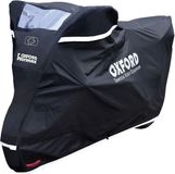 Oxford Stormex Motorhoes S Zwart met reflectie