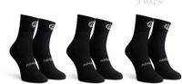 Rogelli Core Dames en Heren 3 pack Fietssokken - Vochtregulerend - Zwart