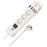 Brennenstuhl 1390221064 PBB4 Premium Plus 4-voudig 1,8 m H05VV-F 3G1,5, wit