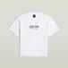 G-Star Inside print r t wmn Femme Tops Blanc Coton XL