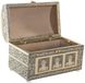 Item International ITEM Sieradenkistje Chakras - 25x15x18 cm - champagne goud - 1 vak - luxe juwelenkistje