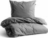 Goodivery ® Ensemble de literie en coton une personne 135x200 cm gris iceberg
