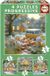 EDUCA Puzzles progressives - Het konijnenstadje - 4 puzzles - 12 à 25 pièces - Pour enfants