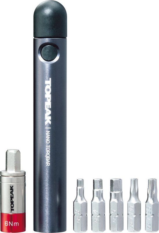 Topeak Nano TorqBar 6 - Gereedschapsset - Zwart - Aluminium