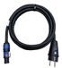 NWP Netsnoer 3 m powerCON blauw op 230V Schuko stekker - 3x2,5mm² - rubberen slang - NAC3FXXA-W-L Power-In (blauw)