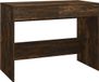 vidaXL Bureau 101x50x76,5 cm spaanplaat gerookt eikenkleurig