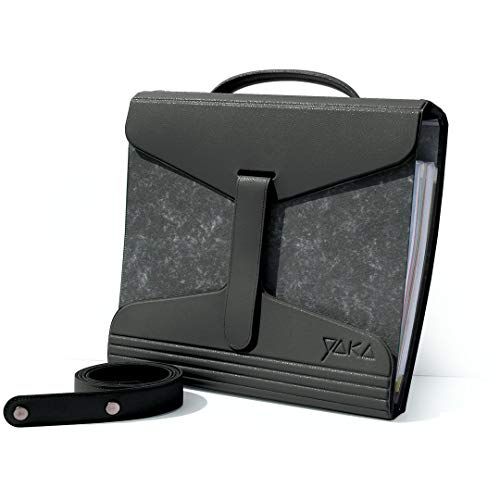 YAKA Documentmap PVC Zwart 2 Stuks