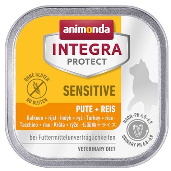 Animonda Integra Protect Cat Sensitive Kalkoen & Rijst - 16 x 100 g