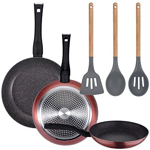 San Ignacio Pannenset - 3 pannen (Ø 20/24/28 cm) + 3 keukenhulpjes