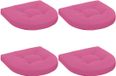 vidaXL - Zitkussens - 4 stuks - Roze - 45 x 45 x 5 cm