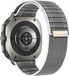 By Qubix Qubix Nylon Wave Band Grijs voor Samsung Galaxy Watch Ultra / Ultra 2 - 47mm