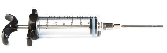 Grizzly Grills Marinade Injector – Vleesspuit voor binnenin vlees Marineren – RVS Naald
