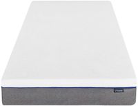 Vente-unique Bed met elektrische lattenbodem stof grijs 2 x 70 x 190 cm