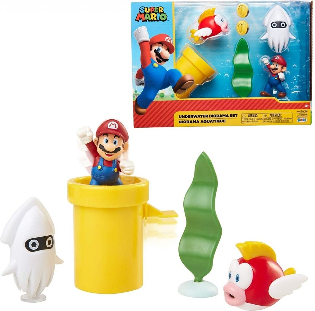 Jakks Pacific Super Mario Action Figure - Underwater Diorama