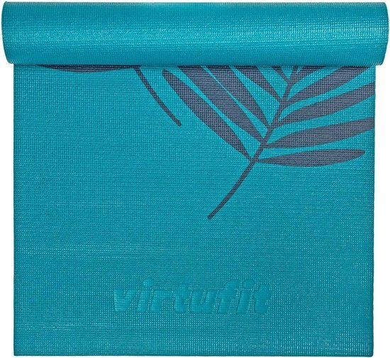 Virtufit Premium Yogamat - 183 x 61 x 0,4 cm - Ocean Green Forest