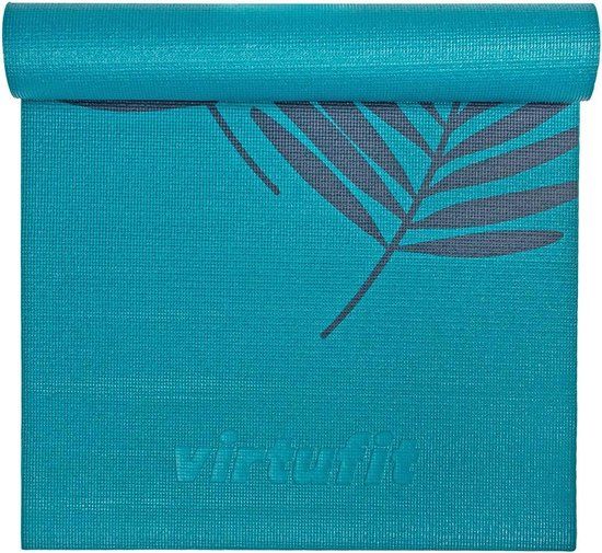 VirtuFit Premium Yoga Mat - 4mm - Ocean Green Forest