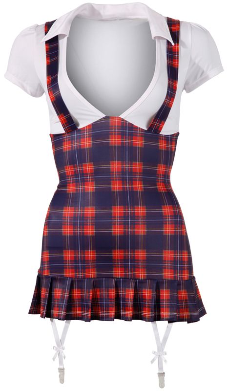 Cottelli Collection Stout schoolmeisje kostuum XL - 4024144254576