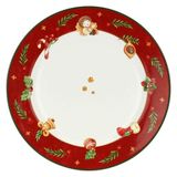 THUN Grote porseleinen bord, diameter 31 cm, kerstverrassingen collectie