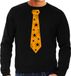 Bellatio Decorations Halloween thema verkleed sweater / trui spinnen stropdas - heren M