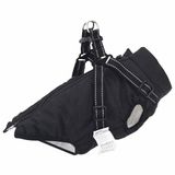 vidaXL Hondenjas Zwart L24 Fleece en polyester